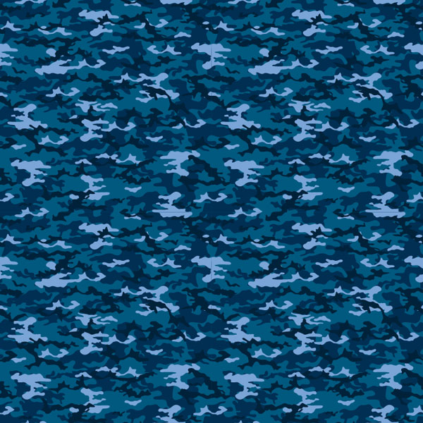 Bodenbelag Camouflage Blue