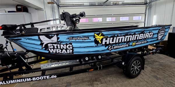 Boat foiling cartoon style