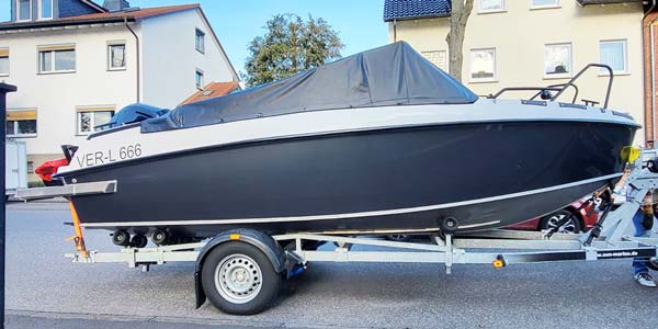 Bootsfolierung grau metallic