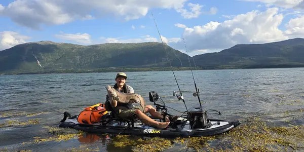 Pêche à la lingue en Norvège avec SUPJAK