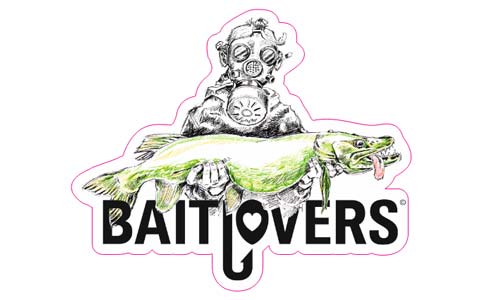 Baitlovers Logo als Aufkleber