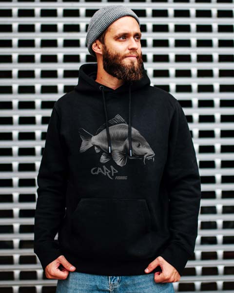 Angler Pullover mit Karpfen