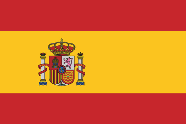 Flaggen Aufkleber Spanien