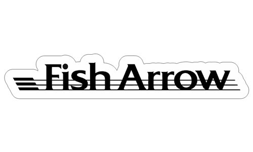 Fish Arrow Aufkleber