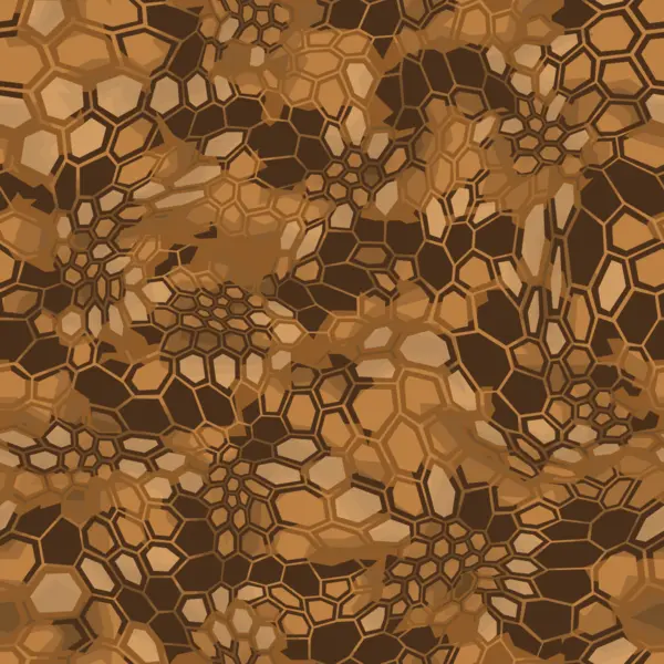 Hexagon Camo Bronze