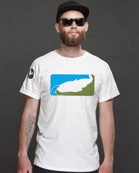 Angler T-Shirt mit modernem Wels