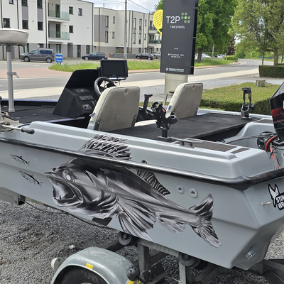 Bateau stickers sandre