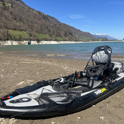 Supjak testad vid sjön Lunger (CH)