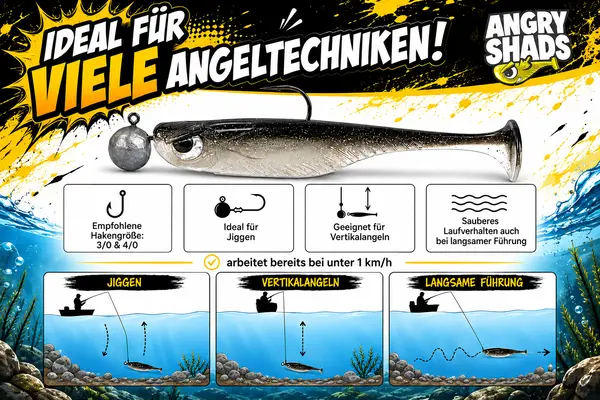 Erfolgreich mit dem Angry Shads angeln