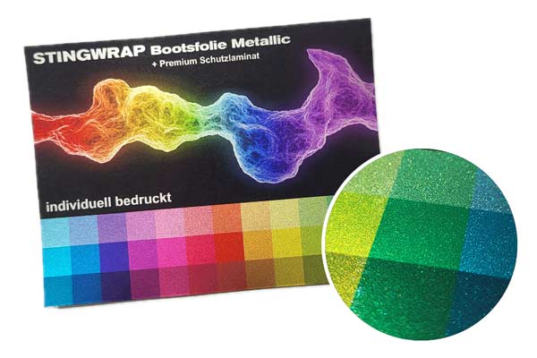 Bootsfolie Metallic + Premium Schutzlaminat