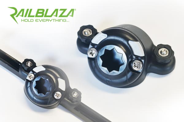 Railblaza Starport Attachment Adaptor (Pair) For Kayak Sailor Kit - Black 02-4043-11