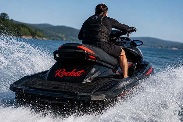 Naklejka z napisem Jetski