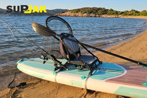SUP für Angler aufgerüstet