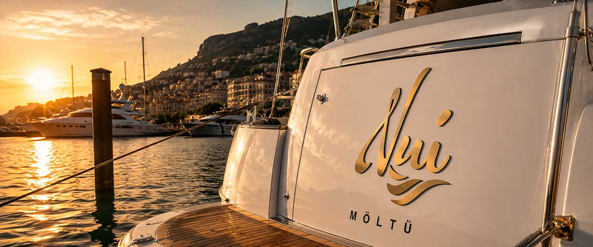 3D Boat lettering